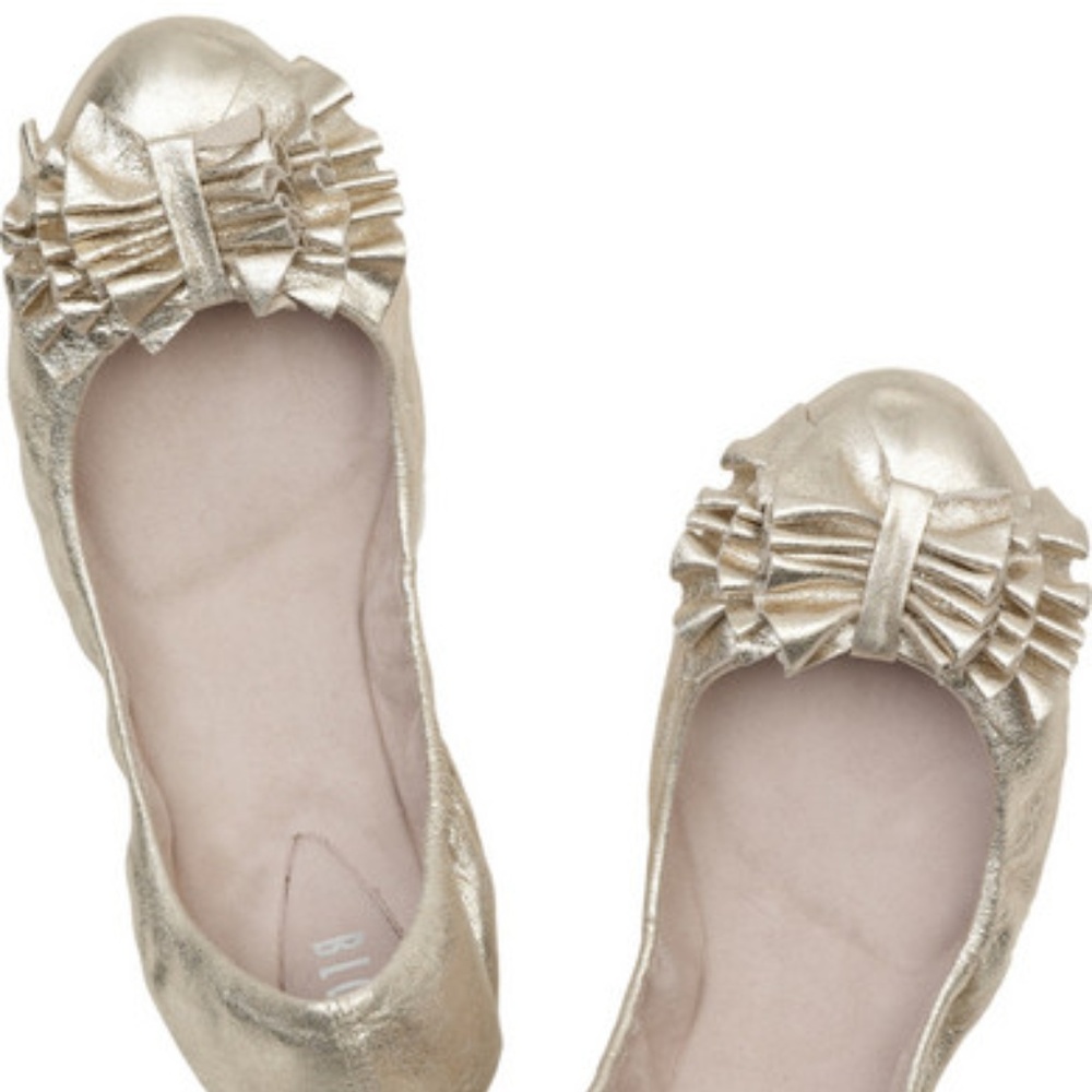BLOCH Raphaela metallic ballerina flats